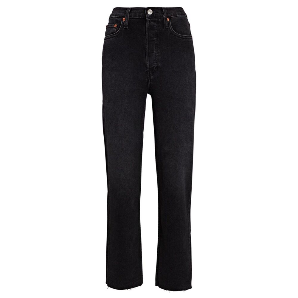 RE/DONE 70's Stove Pipe Jean - Washed Noir 29